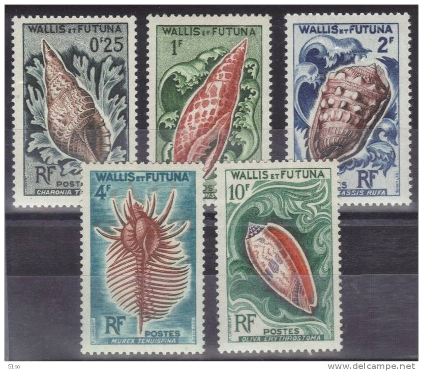 WALLIS Et FUTUNA 1962 /63     Poste Yvert    N° 162 à 166    Neuf Sans Charnière Cote 14,60 €uros - Ungebraucht