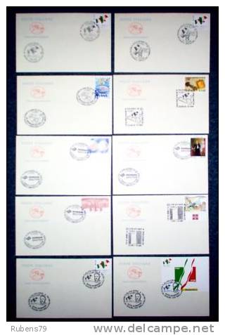 LOTTO BUSTE MARCOFILIA E FDC - 150° ANNIVERSARIO UNITA' D'ITALIA - - Lotti E Collezioni