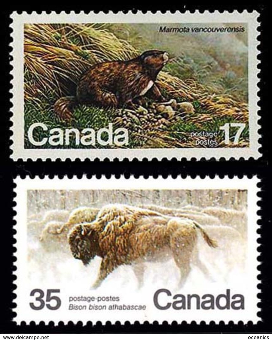 Canada (Scott No. 883-84 - Espèces Menacées / Endengered Wildlife)+ [**] Série De 2 / Set Of 2 - Game