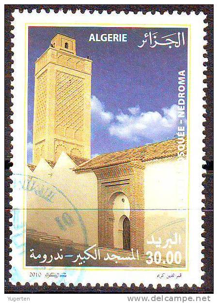 ALGERIE ALGERIA ALGERIEN - 2010 -Grande Mosquée - Nedroma - Moschee- Mosque- Oblitéré / Used - Mosques & Synagogues