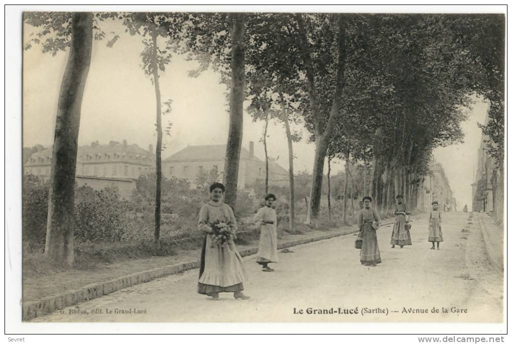 Le GRAND-LUCE. - Avenue De La Gare - Le Grand Luce