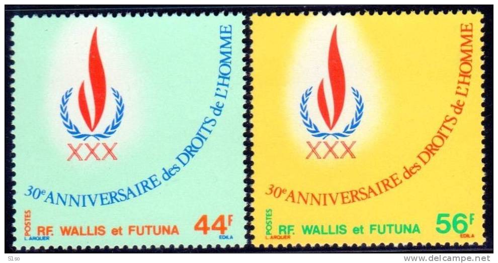 WALLIS Et FUTUNA 1978    Poste Yvert    N° 224 - 225   Neuf  Sans  Charnière Cote 4,75  €uros - Nuevos