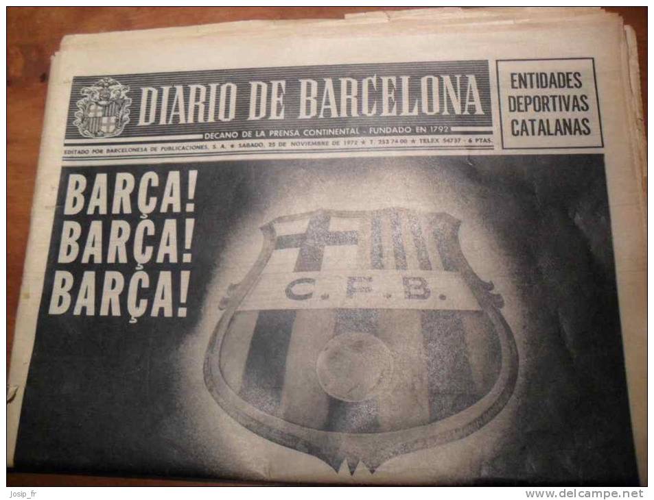FC BARCELONA: DARIO De BARCELONA Novembre 1972 Spécial Barça Vers 75 Ans - [2] 1981-1990
