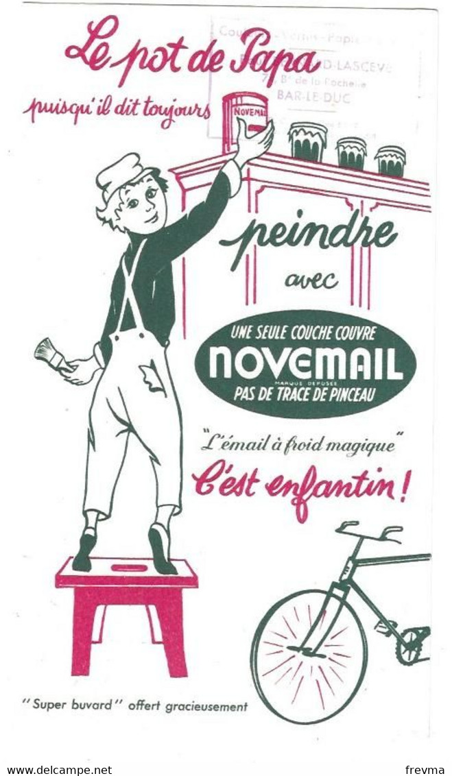 Buvard Novemail Le Pot De Papa - Peintures