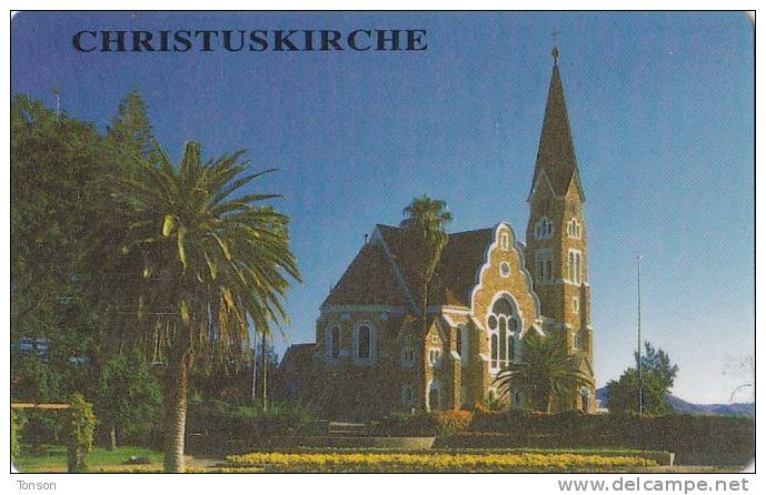 Namibia, NMB-021, $10 Christuskirche, 2 Scans.  (SIE 30) - Namibia