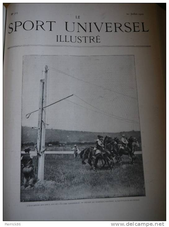 1902 ETABLISSEMENT VANDERBILT A SAINT LOUIS DE POISSY / EXPOSITION CANINE DE LAVAL / HYGIENE DU SABOT CHEVAUX DE VILLE - Revues Anciennes - Avant 1900