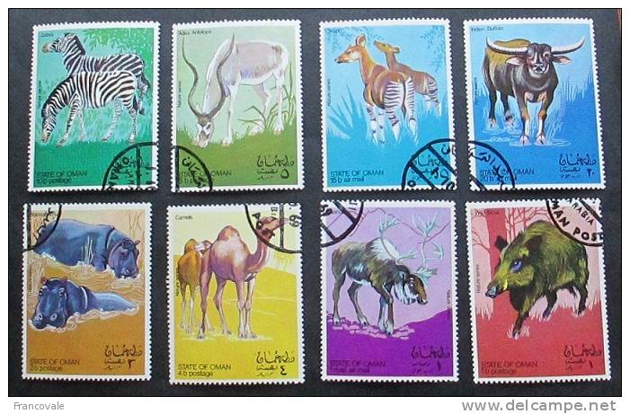 Oman Animals 8 Stamps - Oman