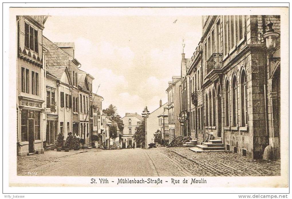 Postkaart / Carte Postale "Saint-Vith - Mühlenbach-Strabe / Rue De Moulin" - Sankt Vith
