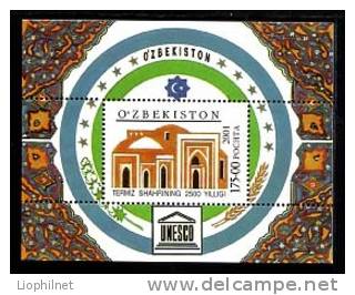 OUZBEKISTAN UZBEKISTAN 2001, 1 Bloc 2500 ANS DE TERMEZ, Neuf. R400 - Uzbekistán