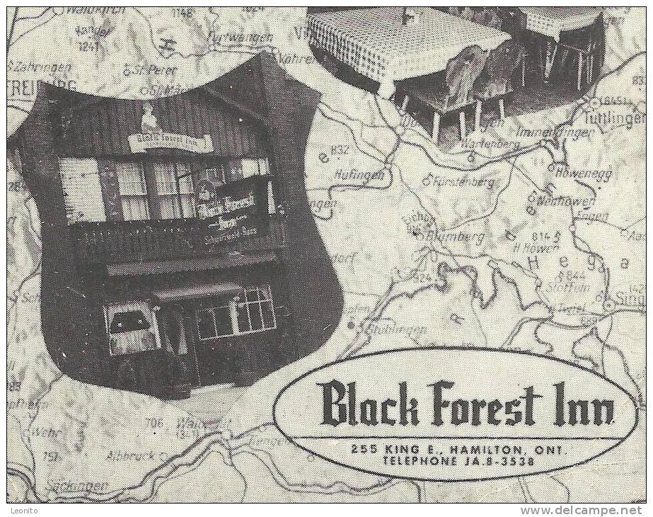 HAMILTON Ontario Canada BLACK FOREST INN Grüsse Vom Schwarzwald Haus - Hamilton