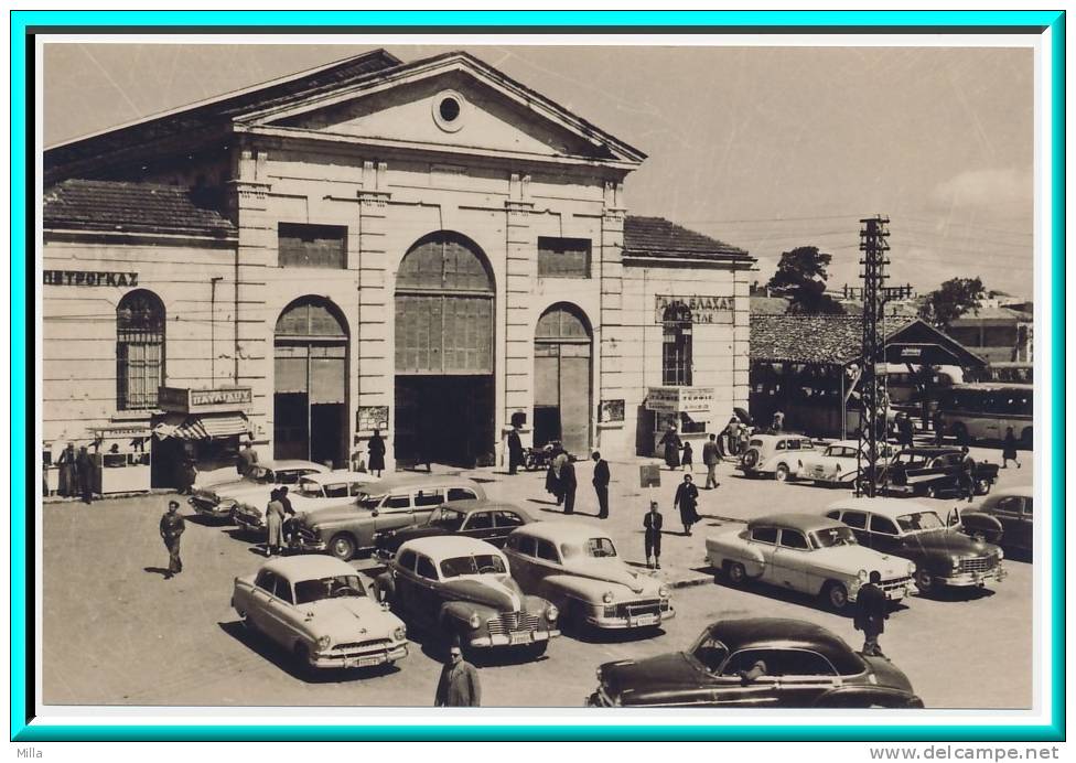 &#9733;&#9733; REPRO PHOTO  &#9733;&#9733; La CANEA NEA AGORA, XANIA. CARS & PEOPLES. CRETE, CTETA GREECE  &#9733;&#9733 - Grèce