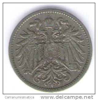 AUSTRIA 10 HELLER 1895 - Austria