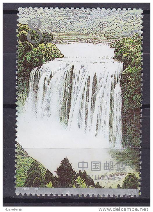 China Chine 2001 Mi. 3263     8 Y Wasserfälle Huangguoshu-Wasserfall (From Block 99) - Usados