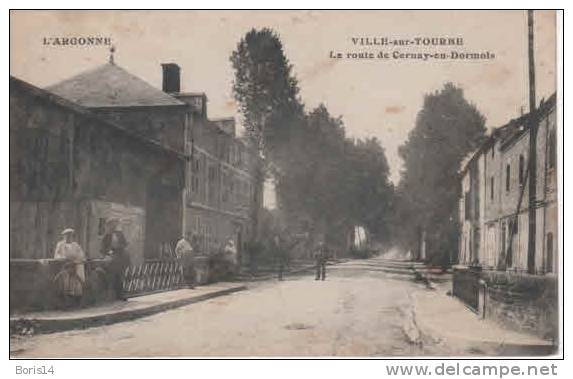 51- 300267  -  VILLE  Sur  TOURBE    -   Route De Cernay En Dormois - Ville-sur-Tourbe