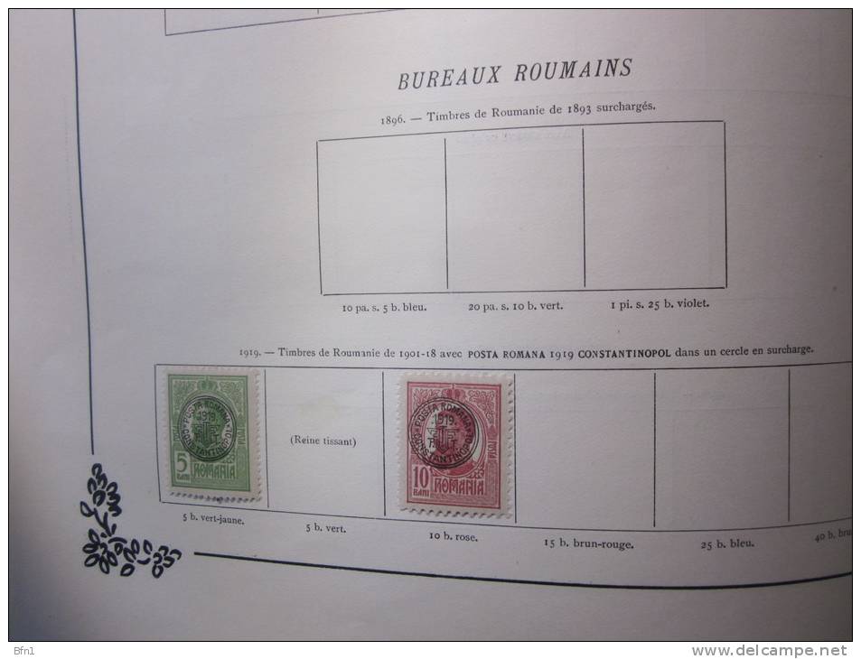 TIMBRES  ROUMANIE  LEVANT   DEBUT 1919  NEUFS AVEC  CHARNIERES - Occupations