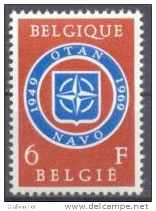 1969 België NAVO 20e Verjaardag COB 1496 / Mi 1549 / Sc 720 / YT 1496 Postfis / Neuf Sans Charniere / MNH - OTAN