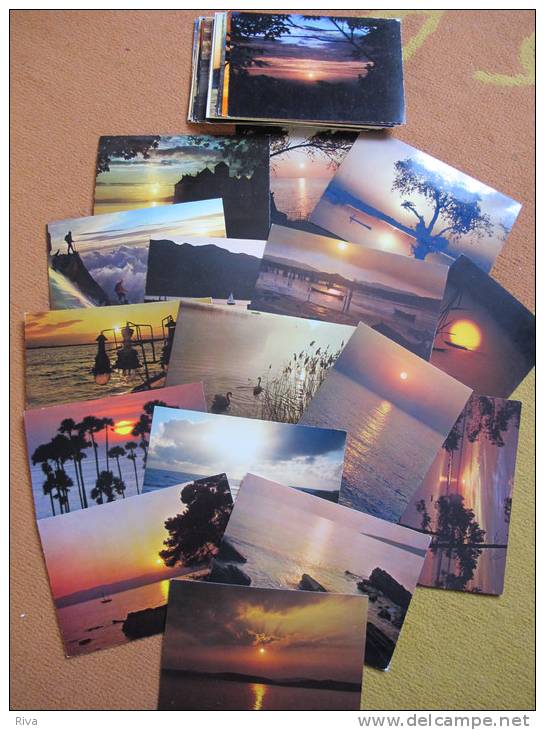 40 Cartes Neuves ( Coucher De Soleil) Pas Ce Double. - 5 - 99 Postkaarten