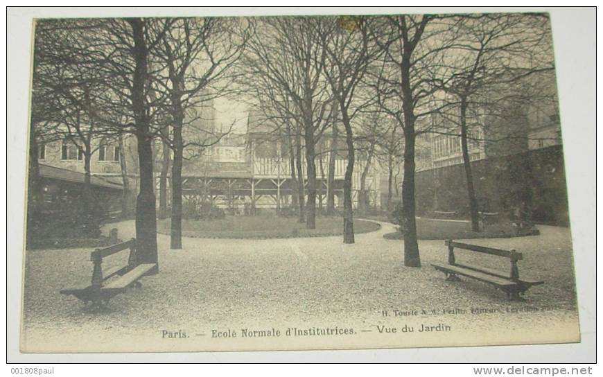 Paris - Ecole Normale D'institutrices - Vue Du Jardin - Enseignement, Ecoles Et Universités