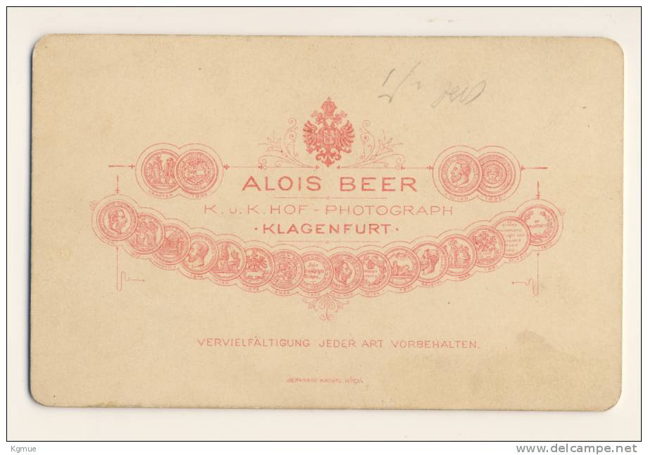 Original Foto In CDV-Größe - Misurinasee Mit Sorapiss - Ca. 1875 - Fotograf Alois Beer, Klagenfurt - Lieux