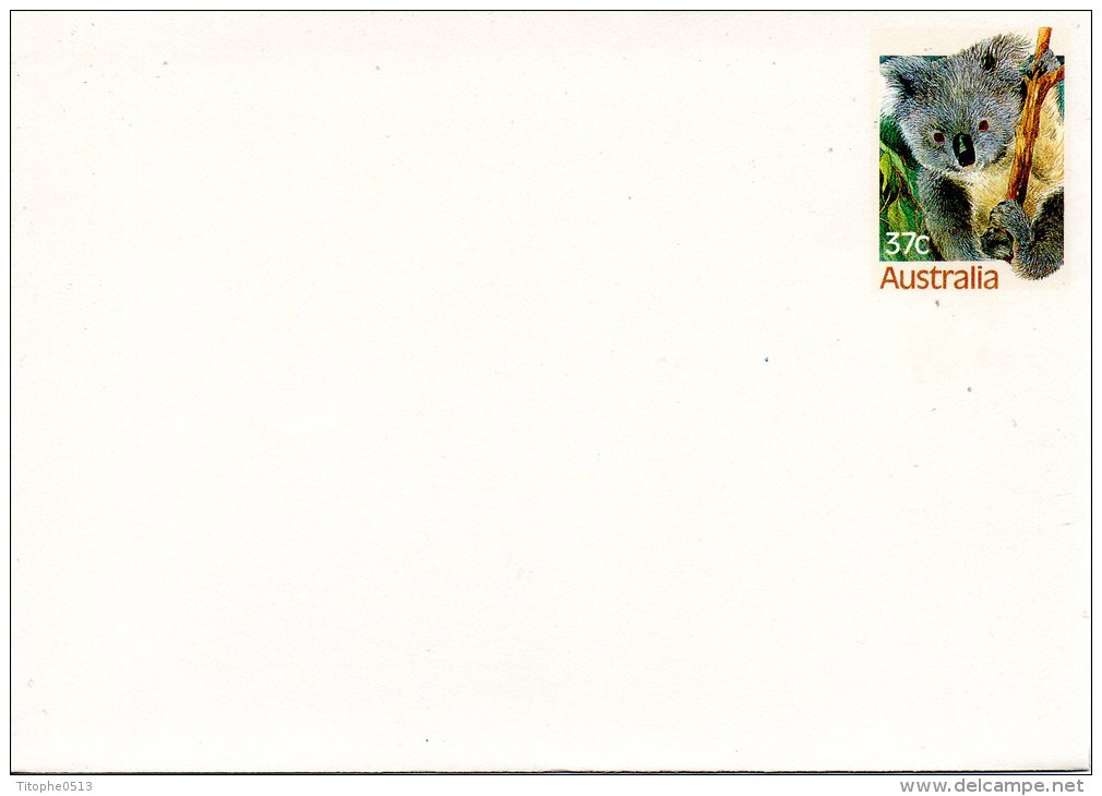 AUSTRALIE .  Entier  Postal.  Marsupial : Koala - Other & Unclassified