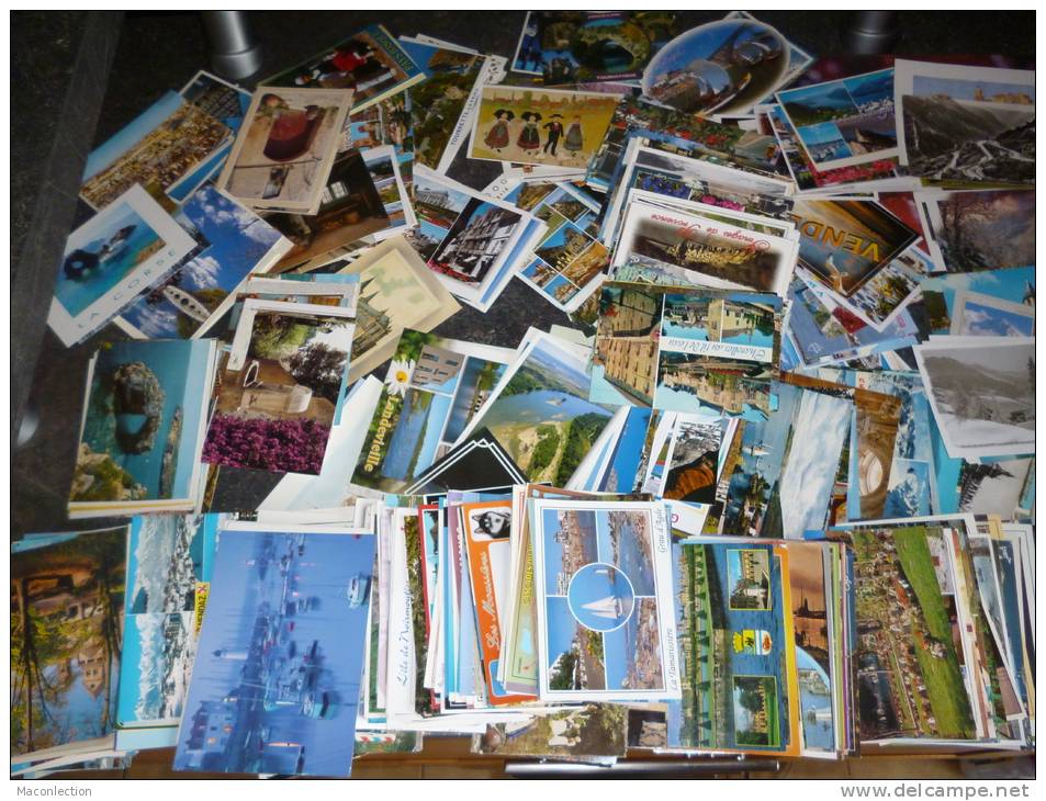 Gros Lot CPM 75% France Villes Villages Montagne Bord De Mer Et AUtres , Etranger Pas De Fantaisie - 500 Postcards Min.