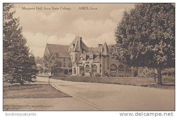 Iowa Ames Margaret Hall Iowa State College Albertype - Ames