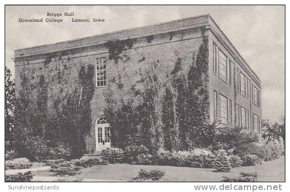 Iowa Lamoni Graceland College Briggs Hall Albertype - Other & Unclassified