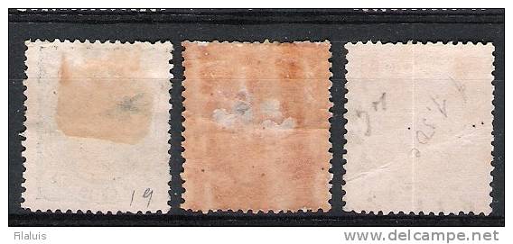 01655  Antillas Edifil 19 - 21 O  Cat. Eur. 63 - Cuba (1874-1898)