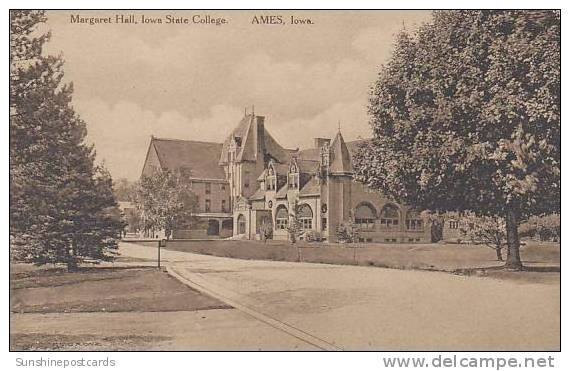 Iowa Ames Margaret Hall Iowa State College Albertype - Ames