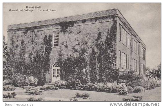 Iowa Lamoni Briggs Hall Graceland College Albertype - Other & Unclassified