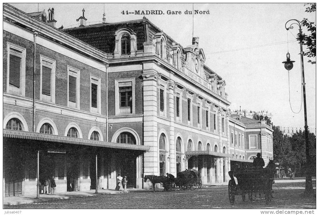 MADRID (Espagne) Gare Du Nord Attelage - Madrid