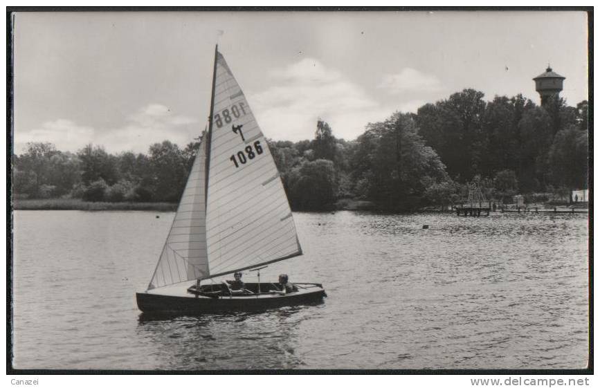 AK Templin, Stadtsee, Gel, 1972 - Templin