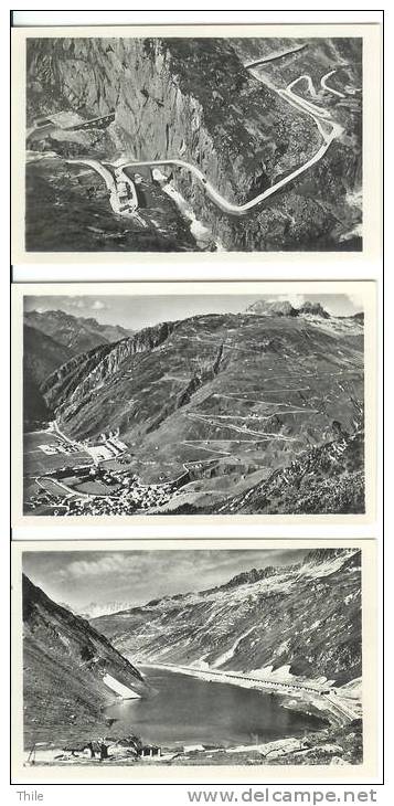 Andermatt - Furka - Grimselstrasse - Val Tremola - Oberalp-Pass - Hospental - Gotthard-Pass - 4 Scans - Hospental