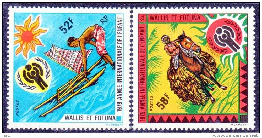 WALLIS Et FUTUNA 1979    Poste Yvert    N° 232 à 233   Neuf  Sans  Charnière Cote 4,90  €uros - Unused Stamps