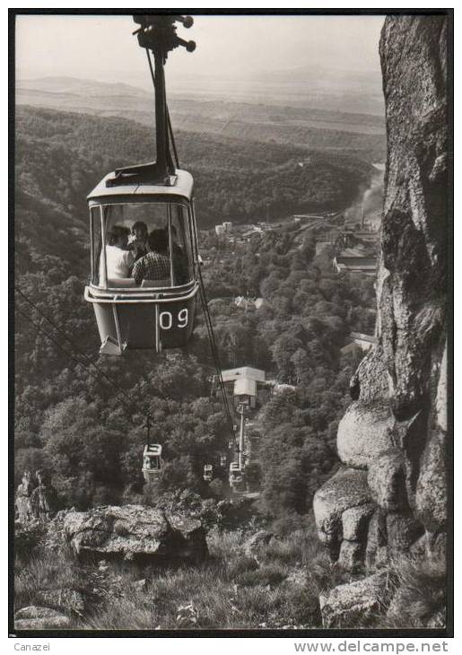 AK Thale, Personenschwebebahn, Beschr, 1975 - Thale