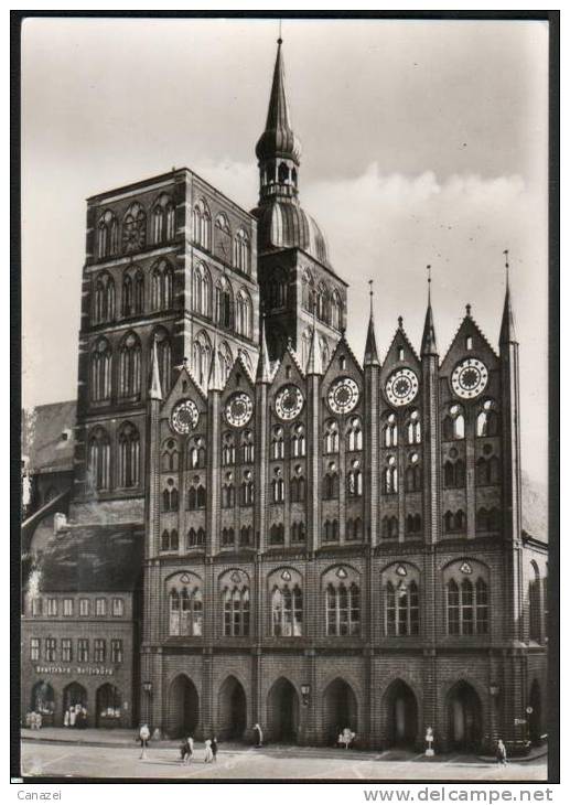 AK Stralsund, Rathaus Am Alten Markt, Ung, 1976 - Stralsund
