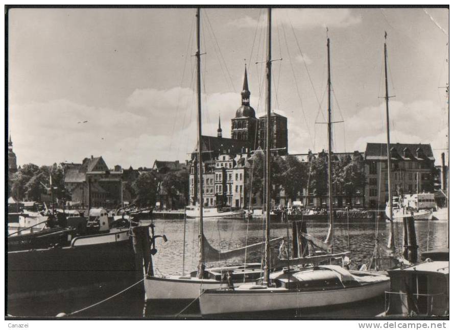 AK Stralsund, Hafen, Gel, 1966 - Stralsund