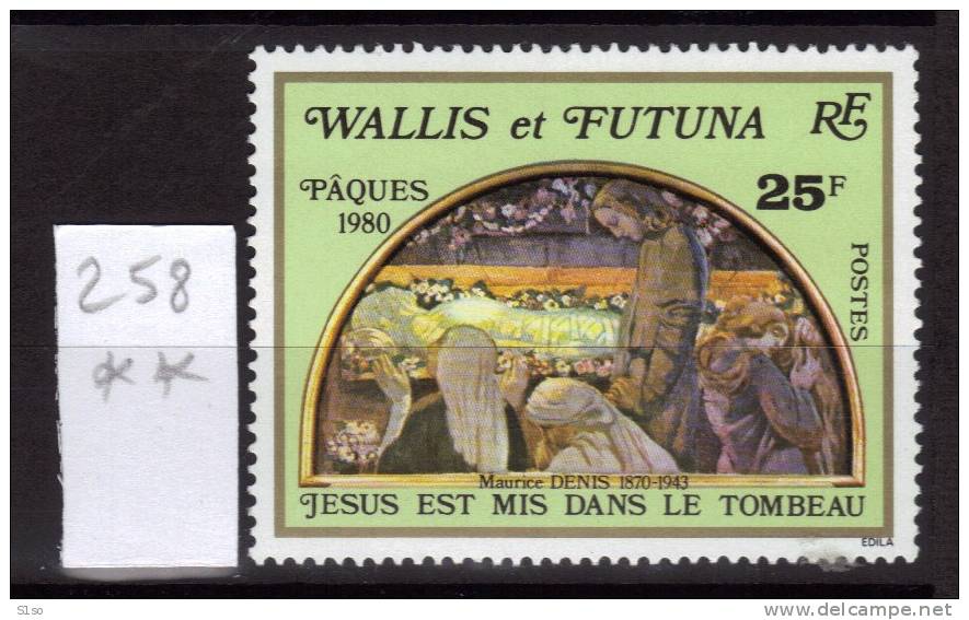 WALLIS Et FUTUNA 1980    Poste Yvert    N° 258   Neuf  Sans  Charnière Cote 1,80 €uros - Ongebruikt