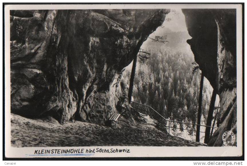 AK Kleinsteinhöhle, Gel, 1961 (Hinterhermsdorf) - Hinterhermsdorf