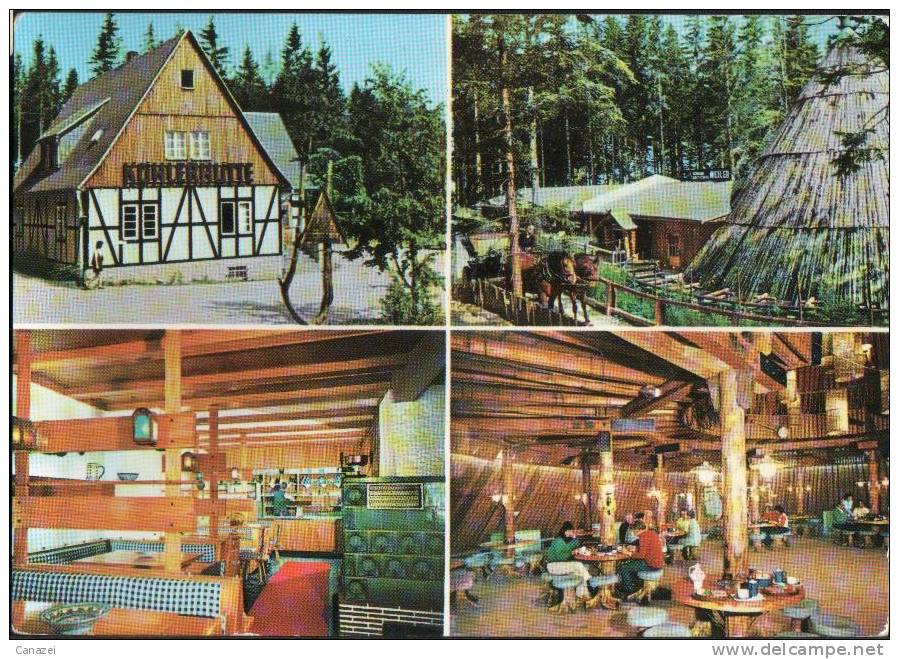 AK Sosa, Konsum-Gaststätten Köhlerhütte Und Meiler, Talsperre, Gel, 1977 - Sosa