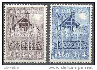 1957 België / Belgique / Belgium / Belgien COB 1025-6 / Mi 1070-1 / Sc 512-3 / YT 1025-6 Postfis / Neuf / MNH - 1957