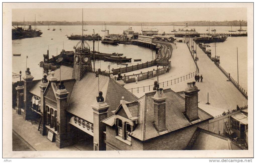 Southampton The Pier Old Real Photo Postcard - Southampton