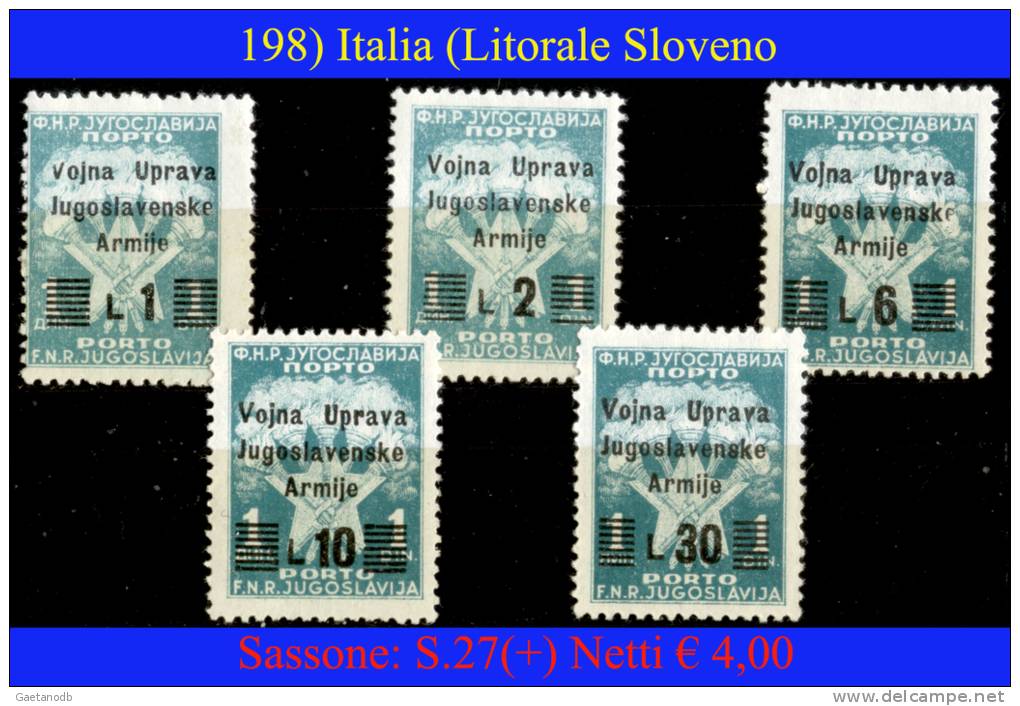 Italia-A.00198 - Jugoslawische Bes.: Slowenische Küste