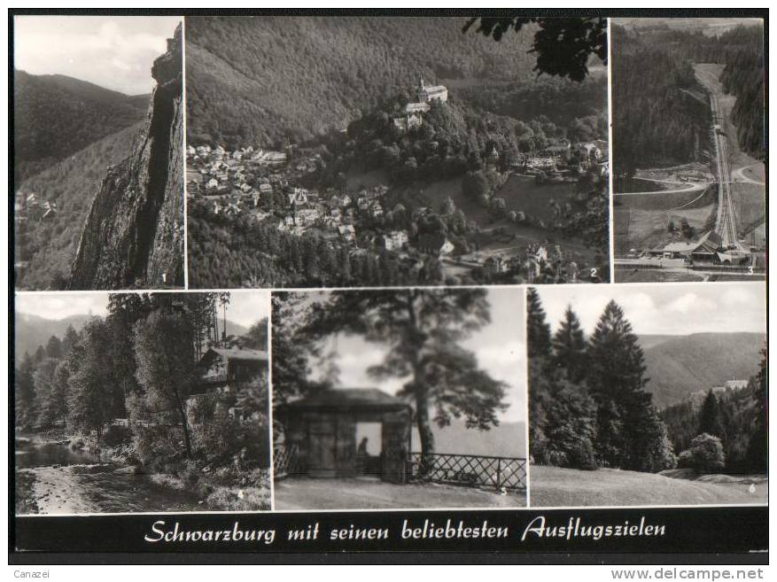 AK Schwarzburg, Blankenburg, Blick Zur Fasanerie, Schweizerhaus, Ung, 1975 - Blankenburg