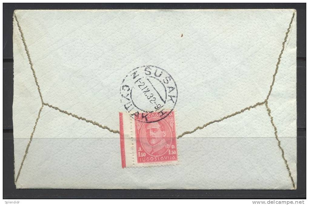 YUGOSLAVIA -JUGOSLAVIA-label-Frankieren Rückseite-1932 - Used Stamps