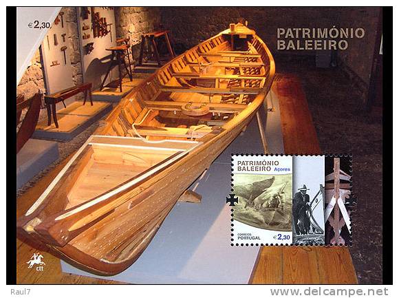 PORTUGAL 2011 Açores - Bateaux Pèche A La Baleine BF2 // Neufs - Mnh - Unused Stamps