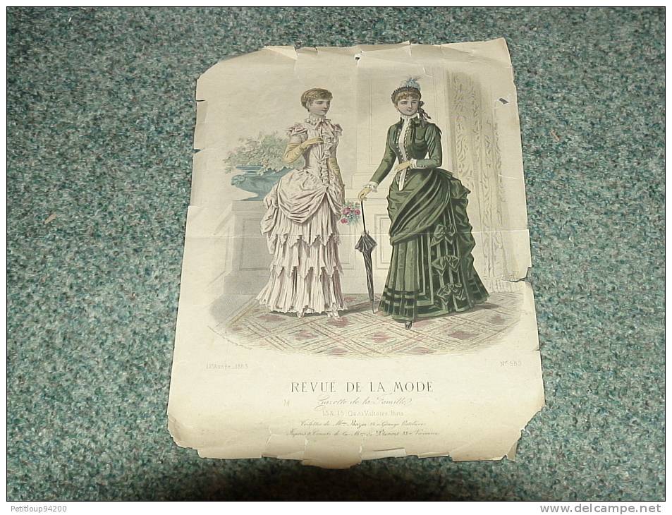 REVUE DE LA MODE  Gazette De La Famille  1883 - Literatur