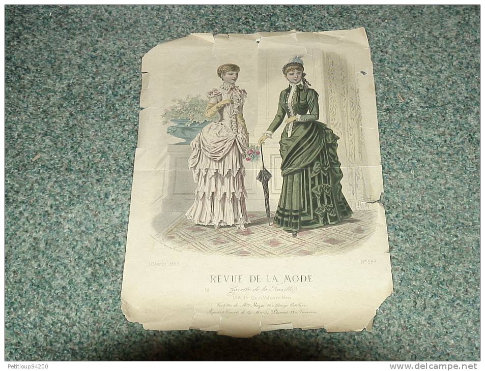 REVUE DE LA MODE  Gazette De La Famille  1883 - Littérature