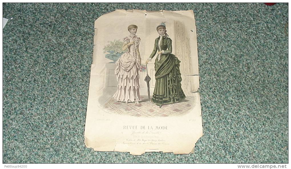 REVUE DE LA MODE  Gazette De La Famille  1883 - Boeken