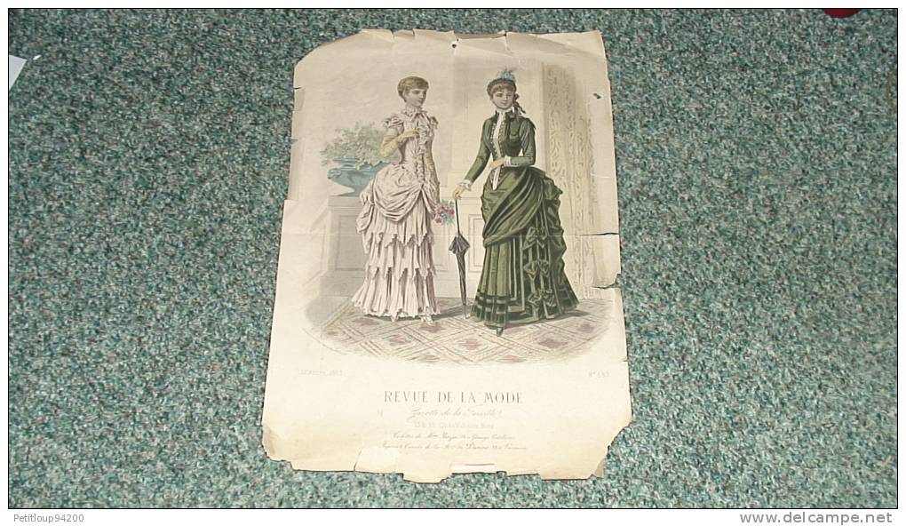 REVUE DE LA MODE  Gazette De La Famille  1883 - Literatur